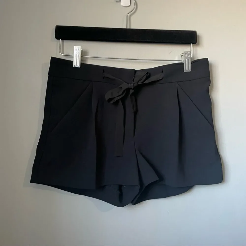 Artizia Wilfred exergue ribbon silk trimmed tie up ribbon shorts size 2 - Picture 5 of 8